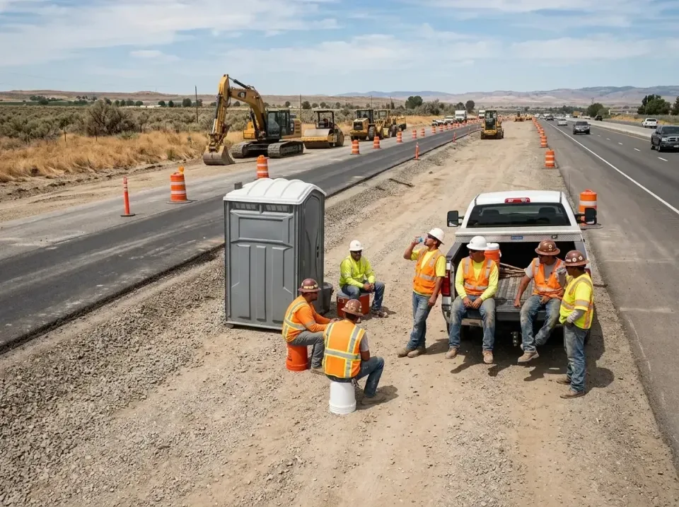 highway-road-construction-crew-007 — frequently asked questions, Porta Potty and Restroom Rentals in Greenfield, CA